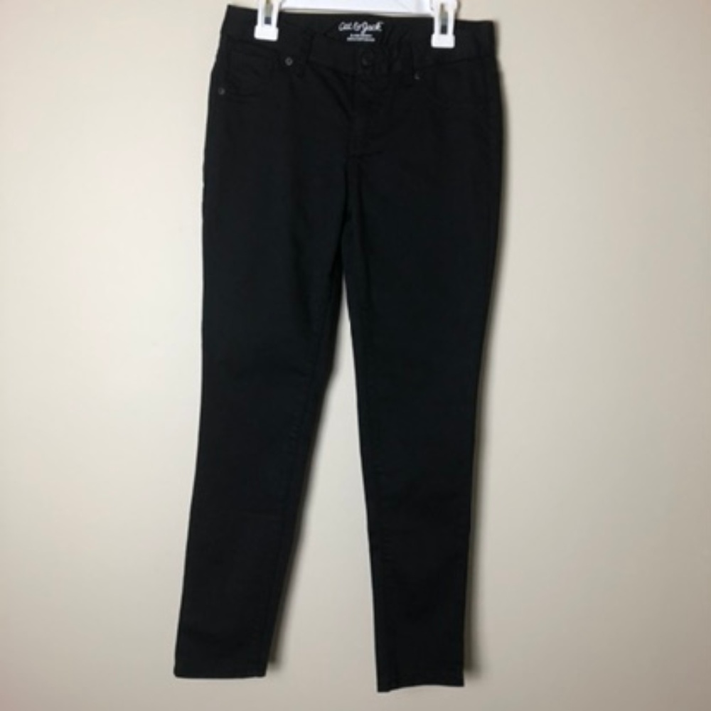Cat & Jack Girls Black Super Skinny Jeans
